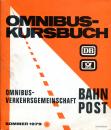 Omnibus Kursbuch 1979 Bahn Post DB