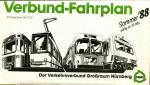 Fahrplan VGN Großraum Nürnberg 1988