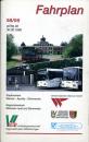 Fahrplan Weimarer Land und Sömmerda 1998 / 1999