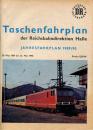 Taschenfahrplan Rbd Halle 1989 / 1990