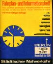 Fahrplan- und Informationsheft Städtischer Nahverkehr Berlin 1970 / 1971 (BVB)