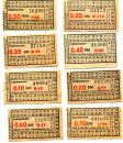 8 Fahrscheine Kraftverkehr DDR