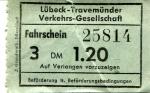 Fahrschein Verkehrs Gesellschaft Lübeck – Travemünde