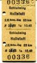 Fahrkarte Schladming – Hallstadt