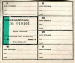 1 Fahrschein Volkspolizei Fahrkarte 1. Klasse