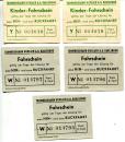 5 Fahrscheine Turmbergbahn Karlsruhe