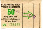 Fahrschein Stadtwerke Trier