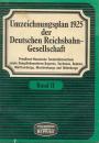 Umzeichnungsplan 1925 der DRG Band 2