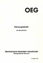 OEG Fahrzeugstatistik des Bahnbetriebes 1982