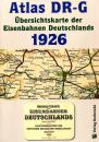 Übersichtskarte der Eisenbahnen Deutschlands 1926 - Atlas DR-G