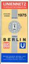 BVG Berlin Liniennetz 1975