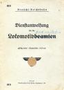 010 Dienstanweisung für Lokomotivbeamten DR 1940