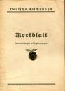 Merkblatt Notverbindungen bei Zugtrennungen 1941